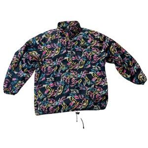 Rare Descente Half Zip Windbreaker Men's Large Made in Japan Y2K Pullover Jacket